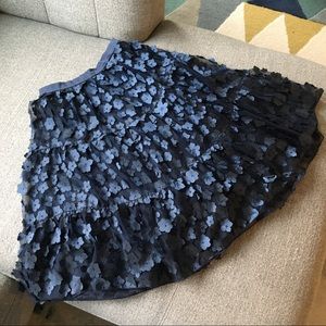 Eva Franco Blue Floral Skirt